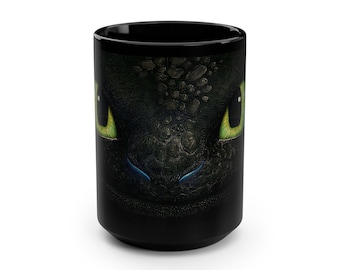 Toothless coffee mug