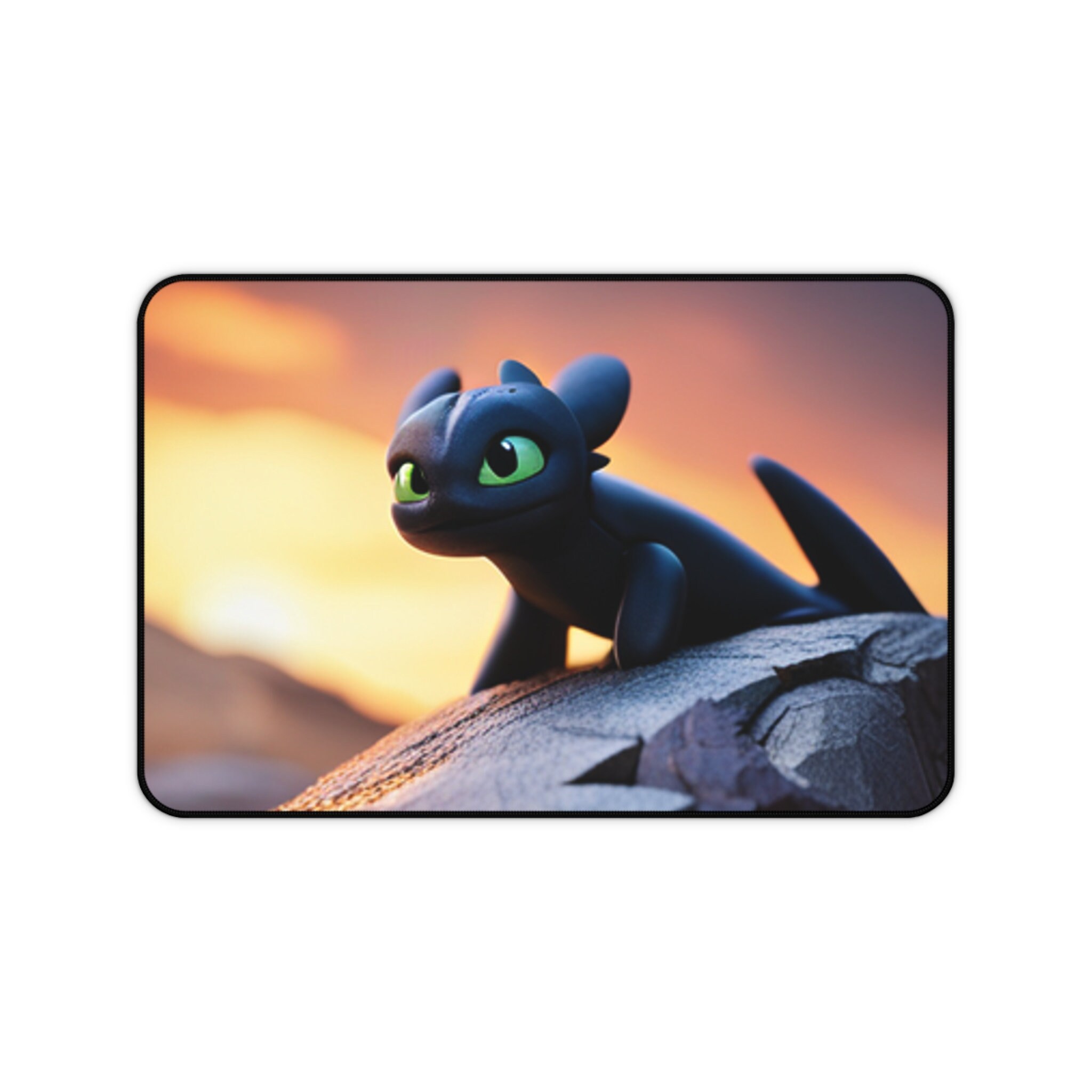 Desk Mat Featuring Toothless From How to Train Your Dragon - Etsy