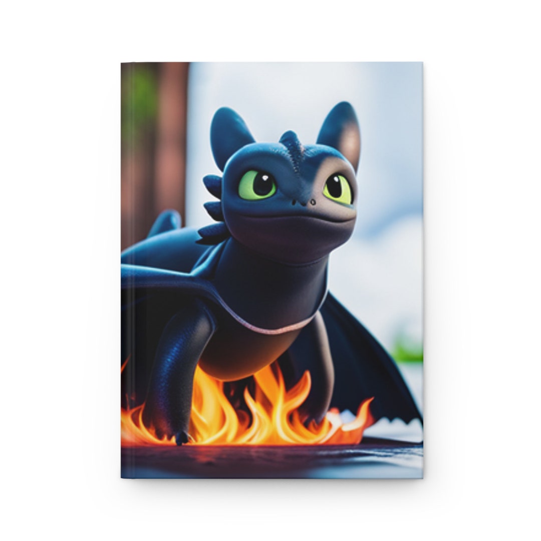 Toothless Book Week Hardcover Journal Matte Featuring Toothless Great for a Journal, Diary ...