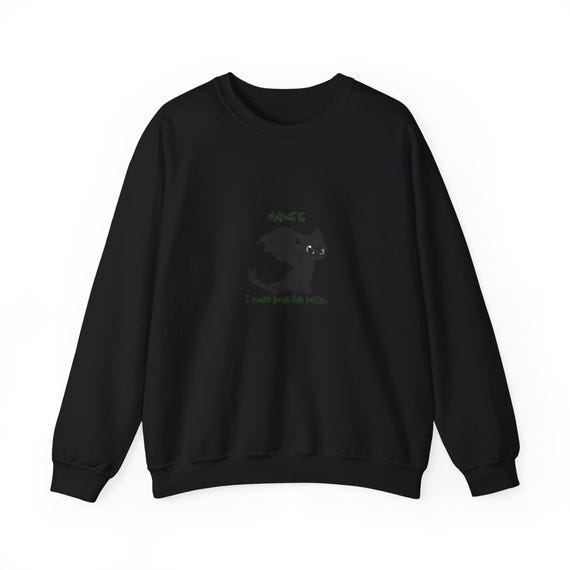 Sudadera con capucha unisex de mezcla pesada y cuello redondo con diseno de dragon divertido que presenta a Toothless de Como entrenar a tu dragon. Admitelo. Hago tu vida mejor. Etsy
