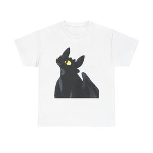 Toothless from How to Train Your Dragon Unisex Heavy Cotton Tee for men or women