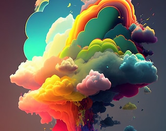 Nuvola arcobaleno