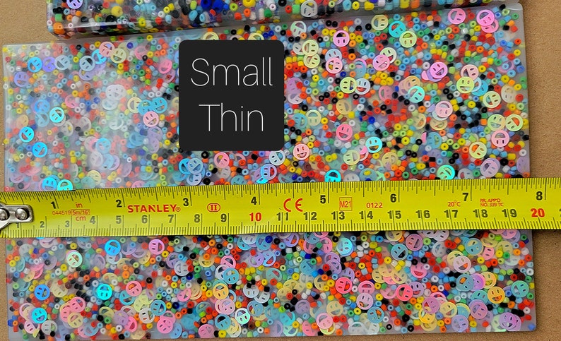 Large Pick Pads-Big Options-Variety-Smiley Sequins-Rainbow Mix-Thin-Skin Picking Alternative-Anxiety-Dermatillomania image 9