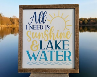 Sunshine and Lake Water