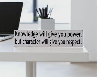 Knowledge and Character
