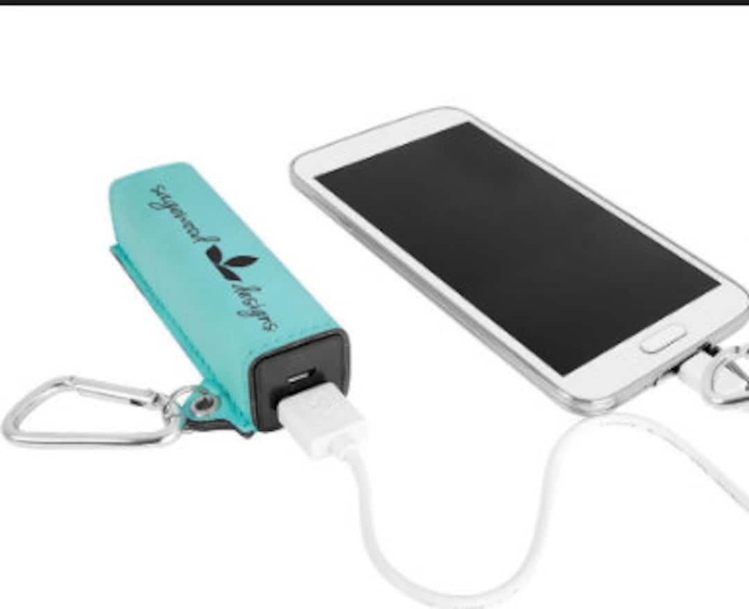 Custom Portable Phone Charger, Monogram Portable Charger, Unique Xmas