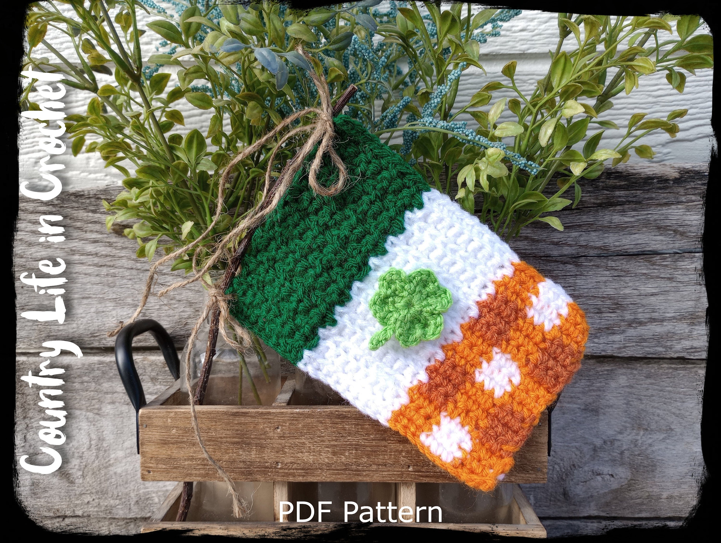 37 Irish Crochet Patterns: Traditional Motifs, Vintage Lace, and Modern Irish-Inspired... 20 Irish Flag Crochet