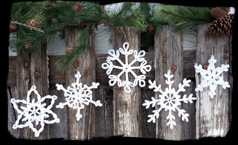 Giant Snowflake Crochet Pattern: Winter Ornaments (PDF Pattern) image 3