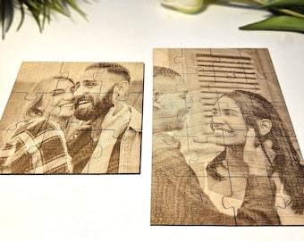 Personalisiertes Foto Puzzle aus Holz