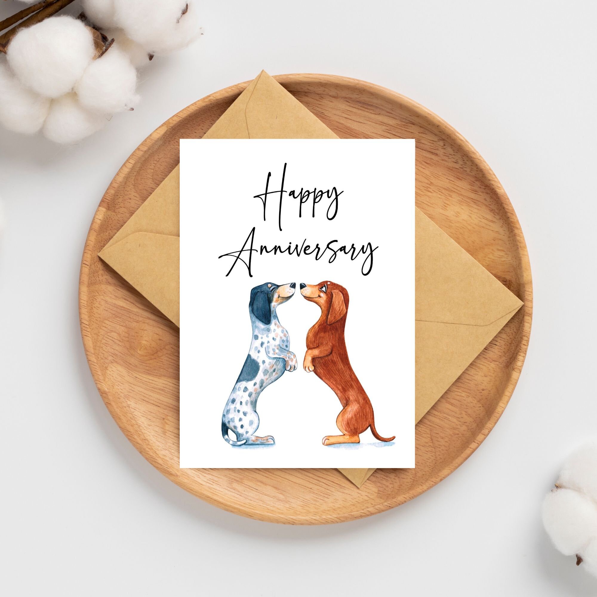 Happy Anniversary Digital Greeting Card, Printable Card, Romantic Card ...