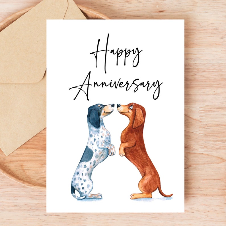 Happy Anniversary Digital Greeting Card, Printable Card, Romantic Card ...