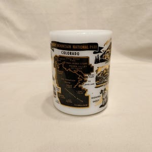 Vintage Milk Glass Mug
