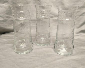 Vasos de langosta roja vintage