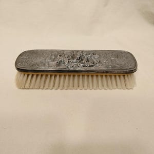 Vintage Mid Century Silver Plated Clothes Brush