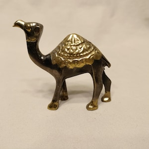 Vintage Brass Camel