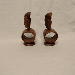 Vintage Hand Carved Napkin Holder