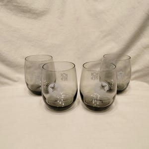 Vintage NFL Set of Glasses