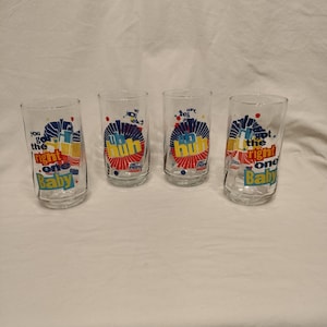 Vintage Diet Pepsi Collector Glasses