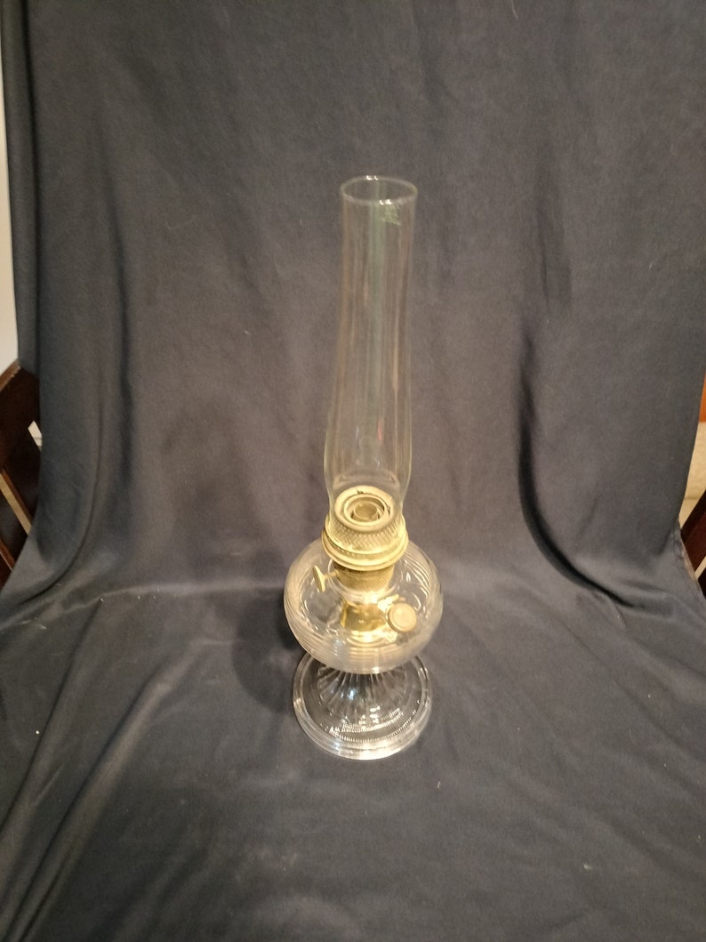 Vintage Clear Aladdin Beehive Kerosine Oil Lamp Etsy