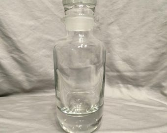 Coctelera de cristal vintage