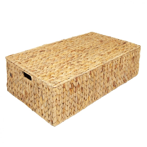 Under bed Wicker Storage Basket Bedroom Storage