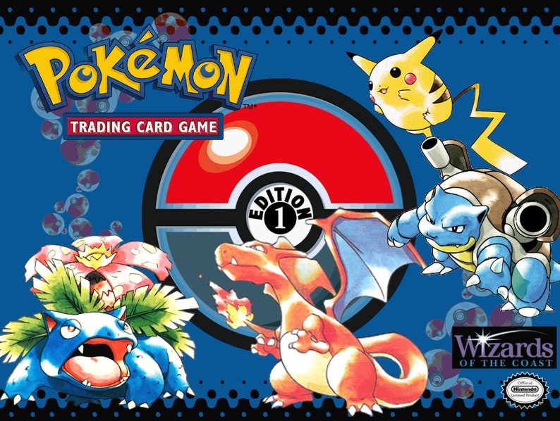 Mini Pokémon Vintage Set Posters - Etsy