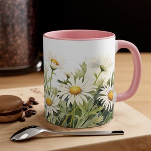 Daisy Mug - Floral Mug - Flower Mug - Nature Mug - Botanical Mug - Daisy - Garden  Mug - Meadow - Nature Lover Gift