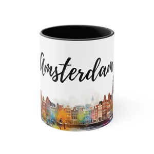 Amsterdam Gift, Amsterdam Mug, Amsterdam Lover, Amsterdam Fan, Coffee Mug, Amsterdam Cup, Amsterdam Souvenir, Netherlands Souvenir