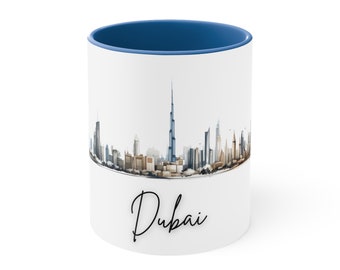 Cadeau de Dubaï, tasse de Dubaï, cadeaux de Dubaï, amoureux de Dubaï, fan de Dubaï, tasse à café, tasse de voyage, tasse de Dubaï, souvenir de Dubaï, souvenir des Émirats arabes unis
