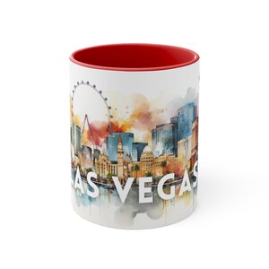 Regalo de Las Vegas, Taza de Las Vegas, Regalos de Las Vegas, Amante de Las Vegas, Fan de Las Vegas, Taza de café, Taza de viaje, Viva Las Vegas, Recuerdo de Barcelona