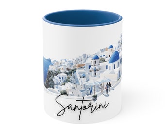 Santorini Gift, Santorini Mug, Santorini Gifts, Santorini Lover, Santorini Fan, Coffee Mug, Travel Mug, Santorini Cup, Santorini Souvenir
