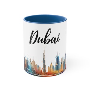 Dubai Gift, Dubai Mug, Dubai Gifts, Dubai Lover, Dubai Fan, Coffee Mug, Travel Mug, Dubai Cup, Burj Khalifa Souvenir, UAE Souvenir