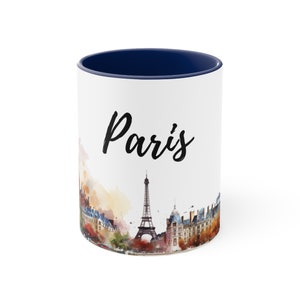 Regalo de París, Taza de París, Regalos de París, Amante de París, Fanático de París, Taza de café, Taza de viaje, Copa de París, Recuerdo de París, Taza francesa