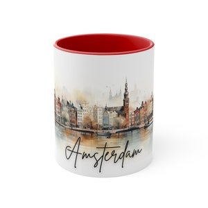Amsterdam Gift, Amsterdam Mug, Amsterdam Gifts, Amsterdam Lover, Amsterdam Fan, Coffee Mug, Travel Mug, Amsterdam Cup, Amsterdam Souvenir