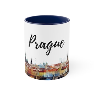 Prague Gift, Prague Mug, Prague Lover, Prague Fan, Coffee Mug, Travel Mug, Prague Cup, Prague Souvenir, Czech Republic Souvenir