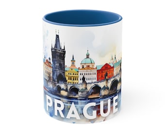 Prague Gift, Prague Mug, Prague Gifts, Prague Lover, Prague Fan, Coffee Mug, Travel Mug, Prague Cup, Prague Souvenir, Czech Republic
