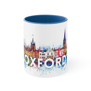 Oxford Gift, Oxford Mug, UK Gifts, Oxford Lover, Oxford Fan, Coffee Mug, Travel Mug, Oxford Cup, Oxford Souvenir, UK Mug, United Kingdom
