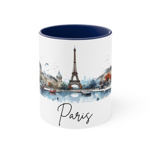 Regalo de París, Taza de París, Regalos de París, Amante de París, Ventilador de París, Taza de café, Taza de viaje, Copa de París, Recuerdo de París, Torre Eiffel