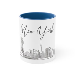 New York Gift, New York Mug, New York Gifts, New York Lover, Coffee Mug, Travel Mug, New York Sketch Mug, New York Souvenir