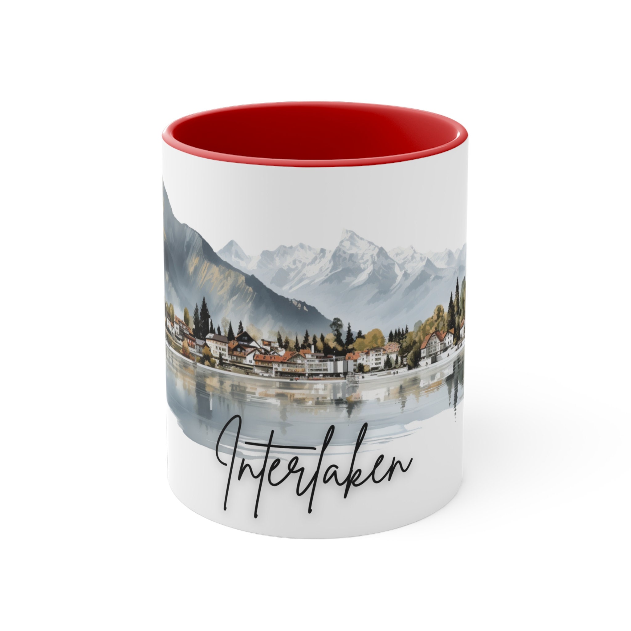 Interlaken Gift, Interlaken Mug, Interlaken Gifts, Interlaken Lover, Interlaken Fan, Coffee Mug, Travel Mug, Switzerland Cup, Swiss Alps