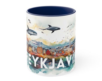 Reykjavik Iceland Coffee Mug, Travel Souvenir Gift