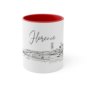 Florence Gift, Florence Mug, Florence Gifts, Florence Lover, Coffee Mug, Travel Mug, Florence Sketch Mug, Florence Souvenir, Italy Souvenir