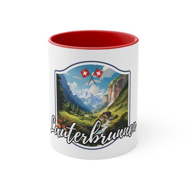 Lauterbrunnen Mug - Switzerland Mug - Swiss Alps Mug - Coffee Mug - Lauterbrunnen Valley - Swiss Mug - Switzerland Gift - Lauterbrunnen Gift