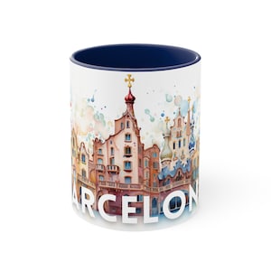 Barcelona Gift, Barcelona Mug, Barcelona Lover, Barcelona Fan, Coffee Mug, Tea Mug, Travel Mug, Barcelona Cup, Barcelona Souvenir, Spain mug