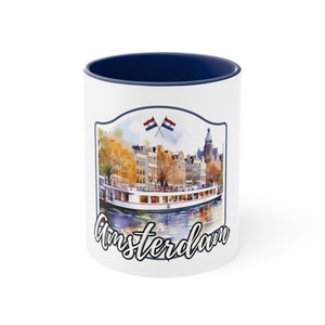 Amsterdam Mug - Nertherlands Mug - Coffee Mug - Netherlands Gift - Amsterdam Gift - Holiday Gift
