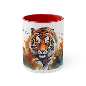 Tiger Gift, Tiger Mug, Funny Tiger Gifts, Tiger Lover, Gifts For Tiger Lovers, Tiger Cup, Wildlife Lover Gift, Colorful Mug, Coffee Mug