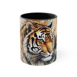 Tiger Gift, Tiger Mug, Funny Tiger Gifts, Tigers, Tiger Lover, Tiger Gifts, Him, Her, Women, Gifts For Tiger Lovers, Tiger Cup, Watercolor