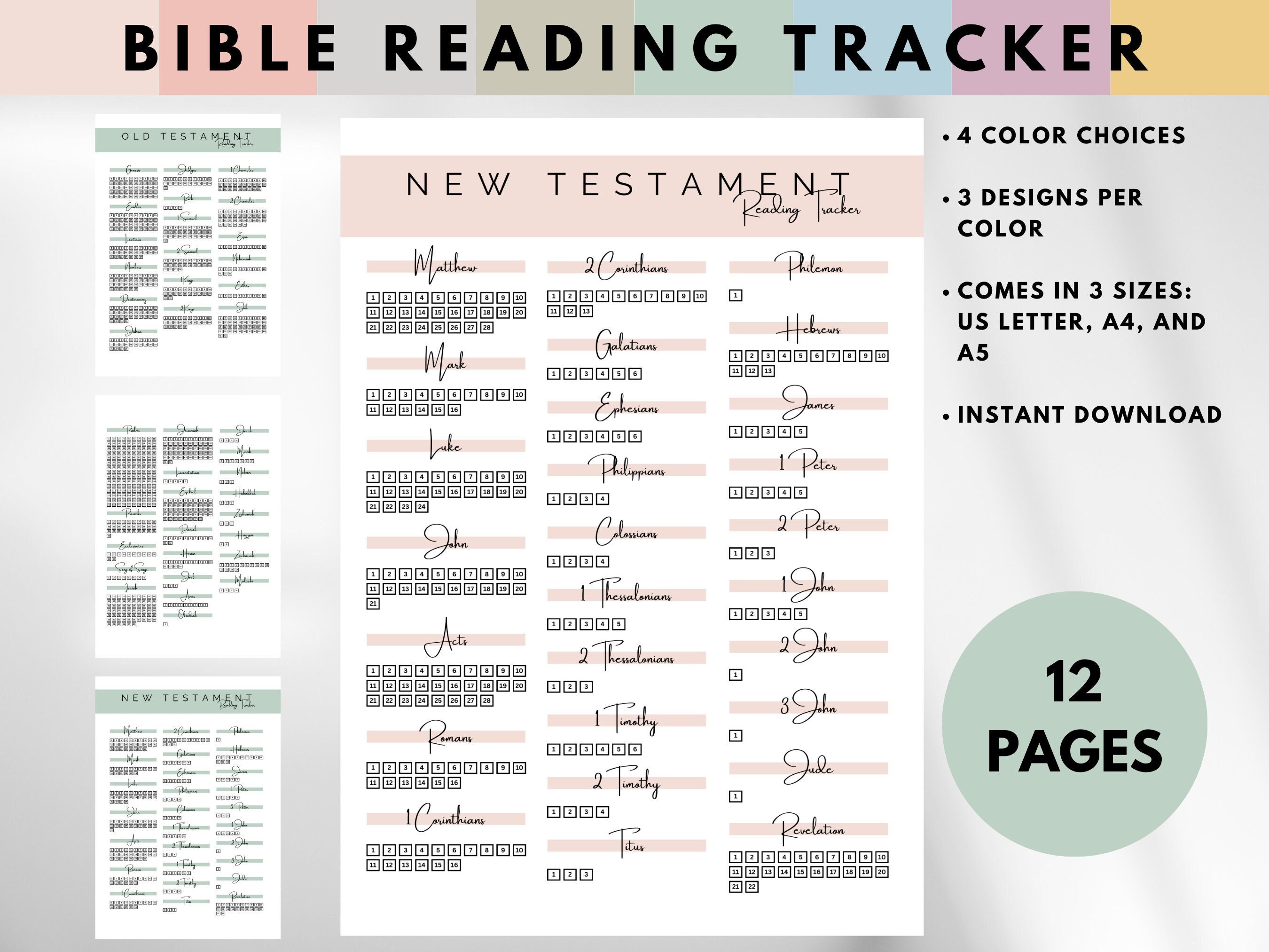 Bible Reading Tracker Printable Bible Study Guide Bible Reading Bible Reading Tracker Printable Bible Study Guide Bible Reading