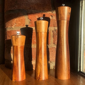 Wooden Salt And Pepper Grinders Wood Salt And Pepper Shakers High Quality Salt Grinder Wooden Kitchen Accessories Premium Salt And Pepper