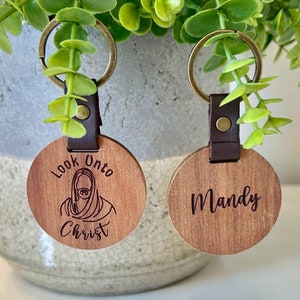 Look Unto Christ, 2025 LDS Youth Theme, Keychain, Zipper Pull, Young Women, Young Men, Gift, Birthday, YM, Bulk, D&C 6:36, Doubt Fear Not
